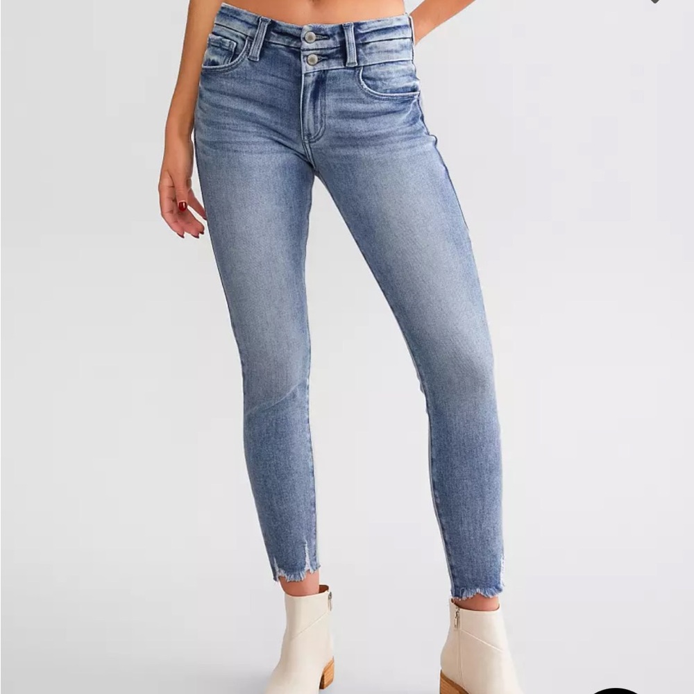 NWOT KanCan Mid-Rise Skinny Ankle Jeans - Picture 1 of 15